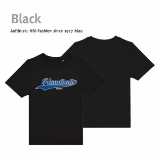 Handball!-Fashion since 1917 T-Shirt Kids black 7/8 Jahre (ca. 122/128) blau