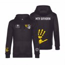 MTV Gifhorn Basic Hoodie Unisex black/gelb M ohne...