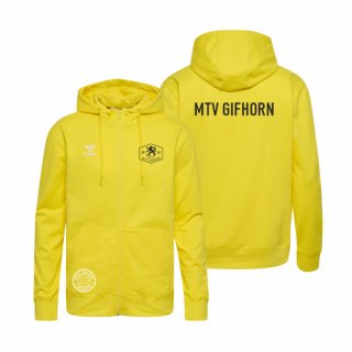 MTV Gifhorn HMLGO 2.0 Cotton Zip Hoodie Kids blazing yellow