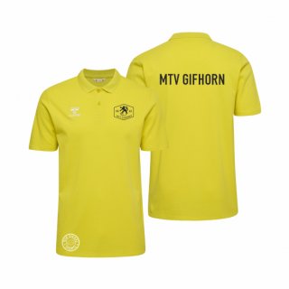MTV Gifhorn HMLGO 2.0 Cotton Polo Unisex blazing yellow