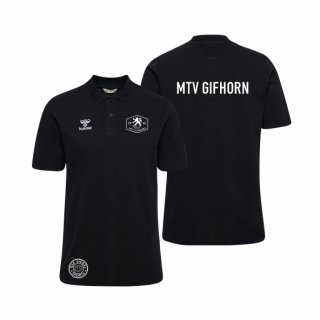 MTV Gifhorn HMLGO 2.0 Cotton Polo Unisex black XL ohne Zusatzaufdruck