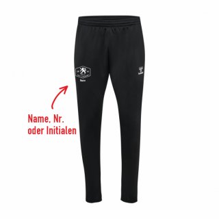 MTV Gifhorn hmlESSENTIAL Poly Training Pants Kids black mit Vereinslogo 164 inkl. Name oder Initialen oder Nr.