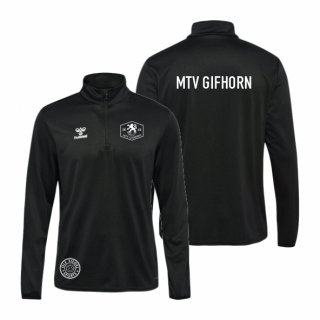 MTV Gifhorn hmlESSENTIAL Poly Half Zip Sweat Unisex black S ohne Zusatzaufdruck