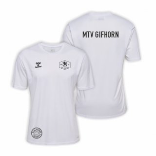 MTV Gifhorn hmlESSENTIAL Poly Jersey S/S Unisex white L ohne Zusatzaufdruck