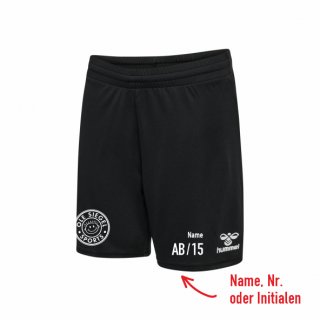 MTV Gifhorn hmlESSENTIAL Poly Shorts Unisex black XL inkl. Name oder Initialen oder Nr.