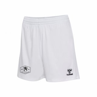 MTV Gifhorn hmlESSENTIAL Poly Shorts Unisex white mit Vereinslogo L ohne Zusatzaufdruck