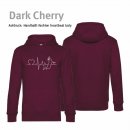 Handball!-Fashion heartbeat lady Hoodie Unisex S Dark Cherry