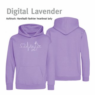 Handball!-Fashion heartbeat lady Hoodie Kids