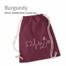 Handball!-Fashion heartbeat lady Turnbeutel