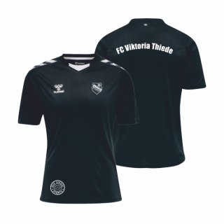 FCVT hmlCORE XK Poly Jersey S/S Unisex black 2XL ohne Zusatzaufdruck