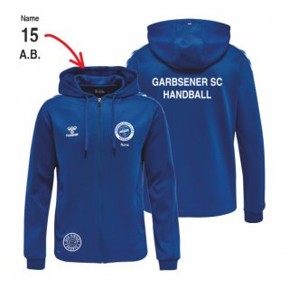 GSC hmlCORE XK Poly Zip Hood Sweat Kids true blue 128 inkl. Initialen oder Nr. oder Name