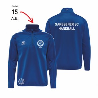 GSC hmlCORE XK Poly Half Zip Unisex true blue 3XL inkl. Initialen oder Nr. oder Name
