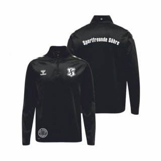 Sportfreunde Shre hmlCORE XK Poly Half Zip Sweat Kids black