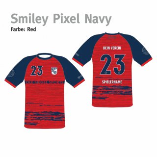 NOSI Ole Siegel Sports Smiley Pixel Navy Basic Trikot