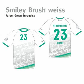 NOSI Ole Siegel Sports Smiley Brush Wei Basic Trikot