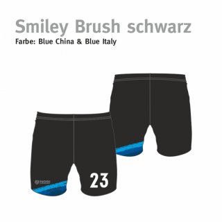 NOSI Ole Siegel Sports Smiley Brush Schwarz Shorts