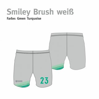NOSI Ole Siegel Sports Smiley Brush Wei Shorts