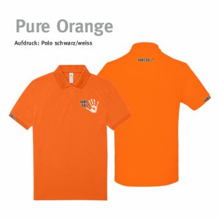 Poloshirt Handball!-Collection Unisex pure orange
