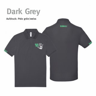 Poloshirt Handball!-Collection Unisex dark grey