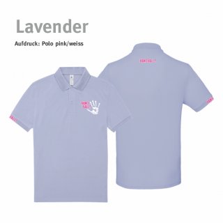 Poloshirt Handball!-Collection Unisex lavender