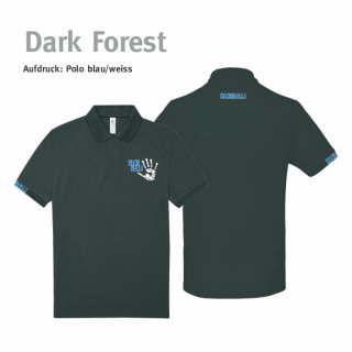 Poloshirt Handball!-Collection Unisex dark forest