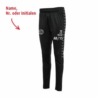 HSG WOS HMLAuthentic PL Training Pant Kids black 152 inkl. Initialen oder Nr. oder Name