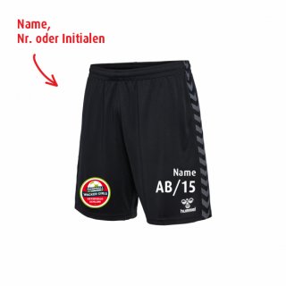HSG WOS HMLAuthentic PL Shorts Lady black mit Vereinslogo S inkl. Initialen oder Nr. oder Name