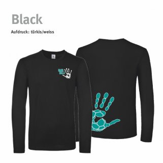 Longsleeve Shirt Handball!-Collection Unisex black