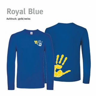 Longsleeve Shirt Handball!-Collection Unisex royal blue