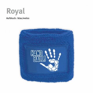 Schweiarmband Handball!-Collection royal blau/weiss