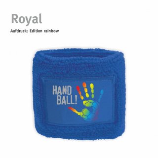 Schweiarmband Handball!-Collection royal rainbow