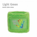 Schweiarmband Handball!-Collection light green rainbow