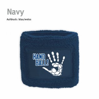 Schweiarmband Handball!-Collection navy blau/weiss