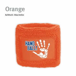 Schweiarmband Handball!-Collection orange blau/weiss