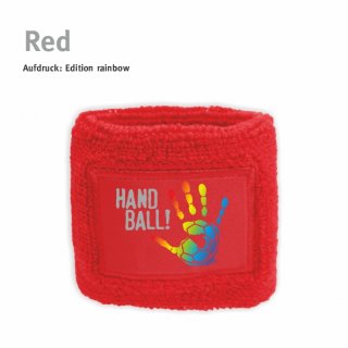 Schweiarmband Handball!-Collection red rainbow
