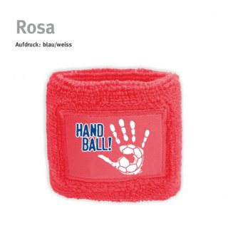 Schweiarmband Handball!-Collection rosa blau/weiss