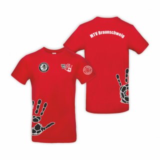 MTV BS Basic T-Shirt Unisex rot L ohne Zusatzaufdruck