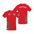 MTV BS Basic T-Shirt Unisex rot XL ohne Zusatzaufdruck