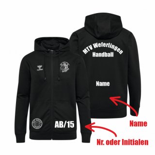 MTV Weferlingen HMLGO 2.0 Cotton Zip Hoodie Lady black M inkl. Initialen oder Nr. oder Name