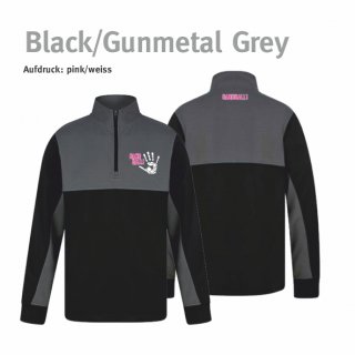 Half Zip Handball!-Collection Unisex black/gunmetal grey