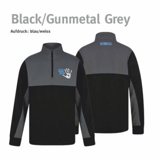 Half Zip Handball!-Collection Unisex black/gunmetal grey XXS blau/weiss