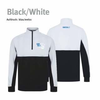 Half Zip Handball!-Collection Unisex black/white XXS blau/weiss