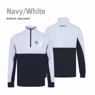 Half Zip Handball!-Collection Unisex navy/white