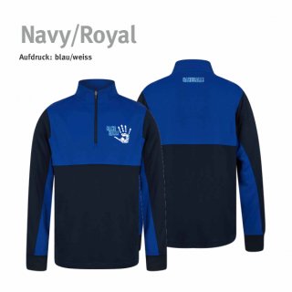 Half Zip Handball!-Collection Unisex navy/royal XXS blau/weiss