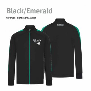 Trainingsjacke Handball!-Collection Unisex black/emerald