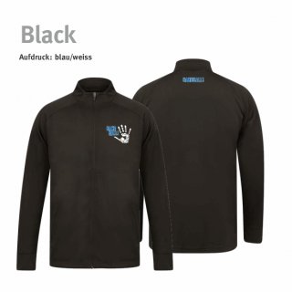 Trainingsjacke Handball!-Collection Unisex black XXS blau/weiss