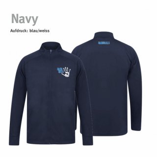 Trainingsjacke Handball!-Collection Unisex navy XS blau/weiss