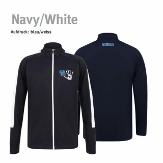 Trainingsjacke Handball!-Collection Unisex navy/white XXS blau/weiss