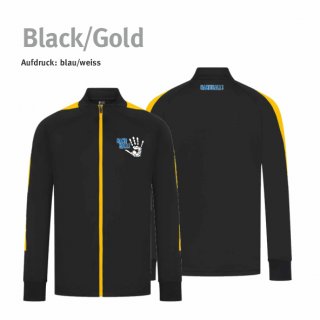 Trainingsjacke Handball!-Collection Unisex black/gold XXS blau/weiss
