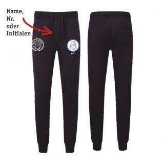 VfB Bad Lauchstdt Basic Kids Sweatpant black 8 Jahre (118/128) inkl. Initialen oder Nr. oder Name